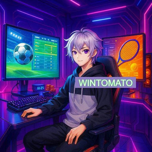 Imagem promocional do app oficial WINTOMATO destacando a conveniência de jogar cassino online pelo celular ou navegador