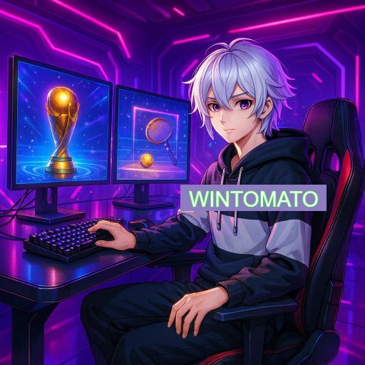 Imagem promocional do app oficial WINTOMATO destacando a conveniência de jogar cassino online pelo celular ou navegador