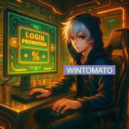 Imagem promocional do app oficial WINTOMATO destacando a conveniência de jogar cassino online pelo celular ou navegador